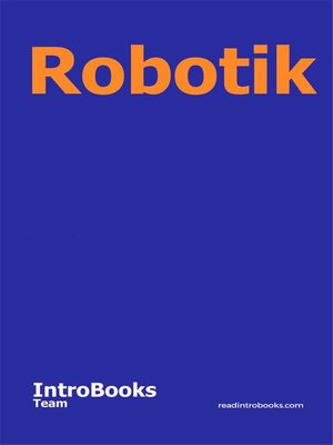 cover image of Robotik
